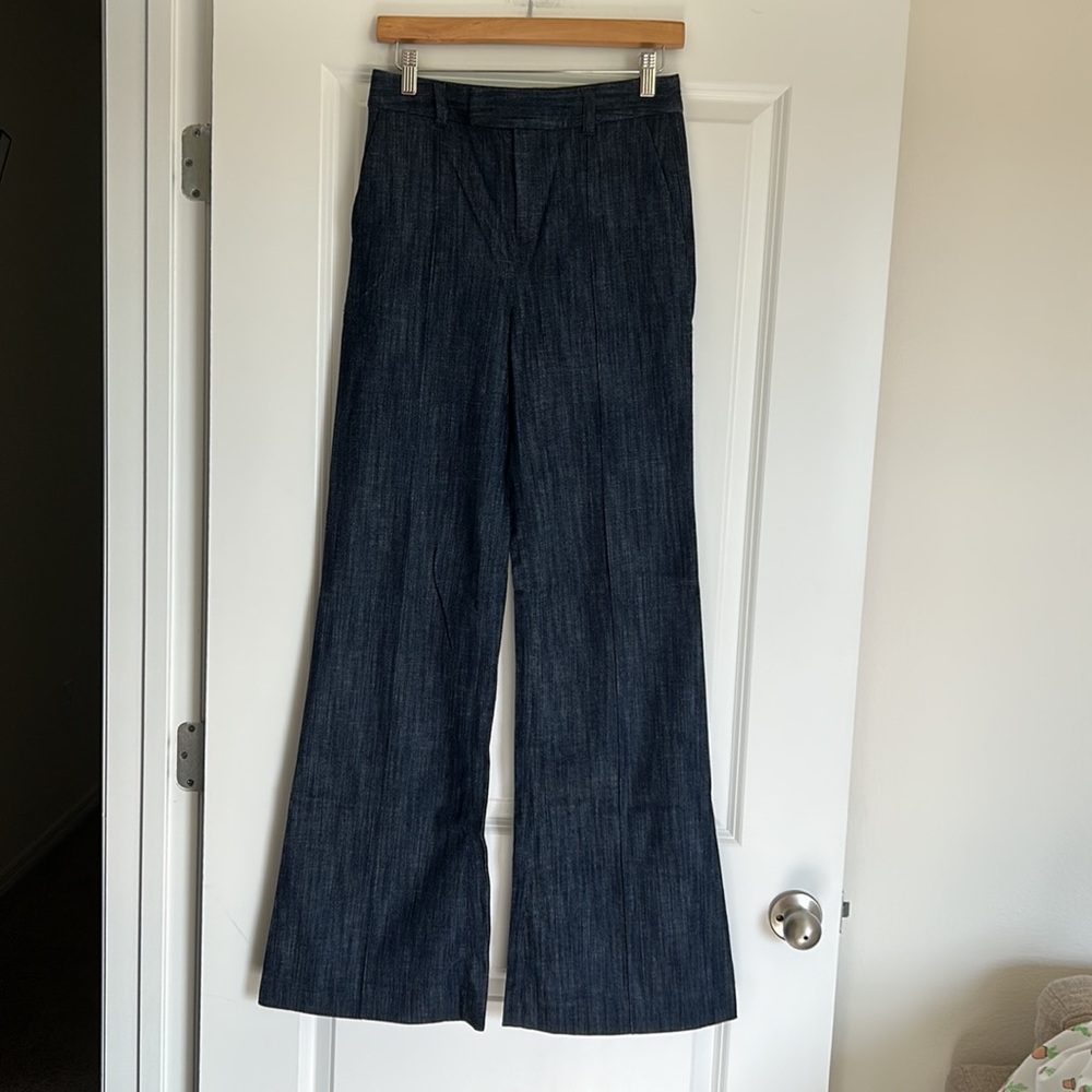 Joie Dark Blue Flare & Wide Leg Jeans